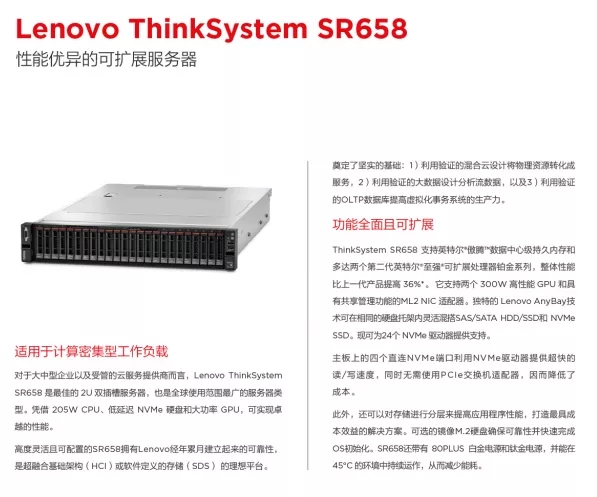 ThinkSystem SR658 