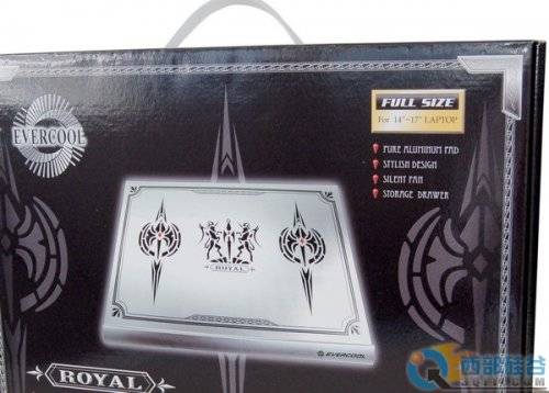 精钢佳铝 劲冷皇室17寸本本散热器图赏